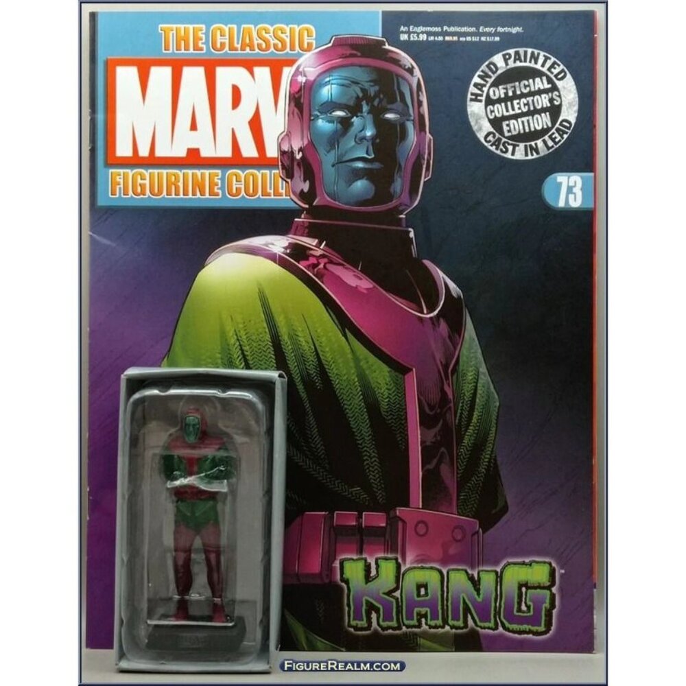 Eaglemoss 1:16 Classic Marvel Figurine‎ w/Book: Kang #73